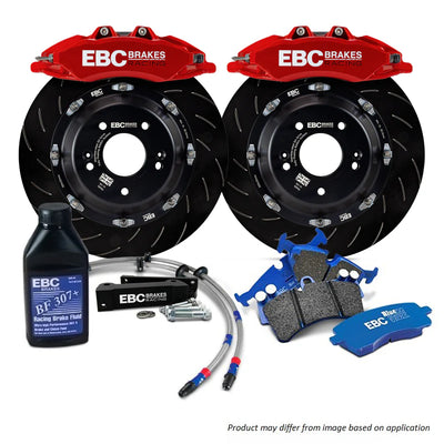 EBC Racing 2019+ Toyota GR Supra Red Apollo-6 Calipers 355mm Rotors Front Big Brake Kit