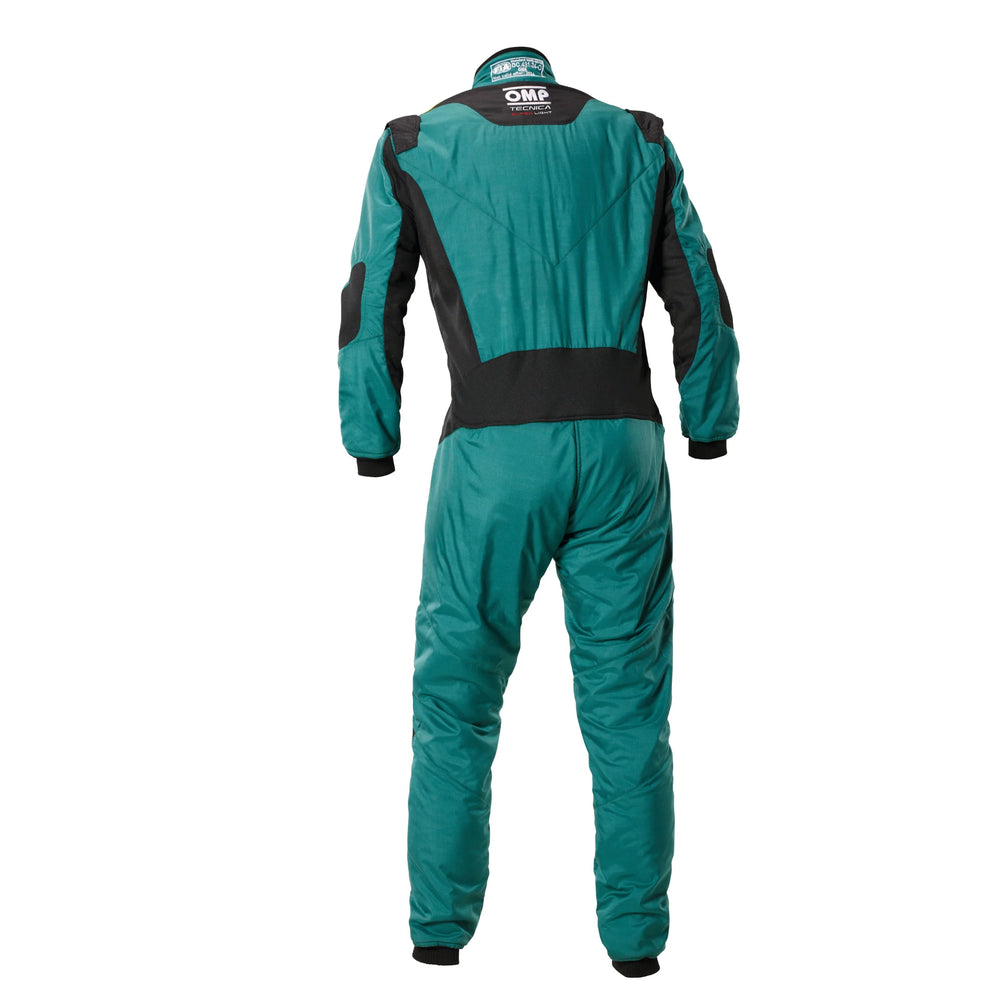 OMP TECNICA SUPERLIGHT OVERALL SFI GREEN SZ 50