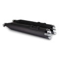 Vance & Hines HD M8 Touring Razorback 450 Slip-on Exhaust - Wrinkle Black