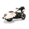 Vance & Hines HD M8 Touring Razorback 450 Slip-on Exhaust - Wrinkle Black