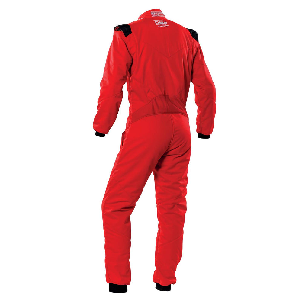 OMP FIRST-S OVERALL RED SIZE 50 FIA 8856-2018 + SFI