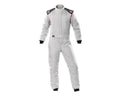 OMP FIRST-S OVERALL SILVER SIZE 44 FIA 8856-2018 + SFI