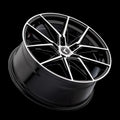Kraze KR196 Evolve 22x9 / 5x114.3 BP / 35mm Offset / 73.1mm Hub Gloss Black Machined Wheel