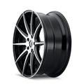 Kraze KR194 Cosmos 18x8 / 5x120 BP / 40mm Offset / 74.1mm Hub Gloss Black Machined Wheel