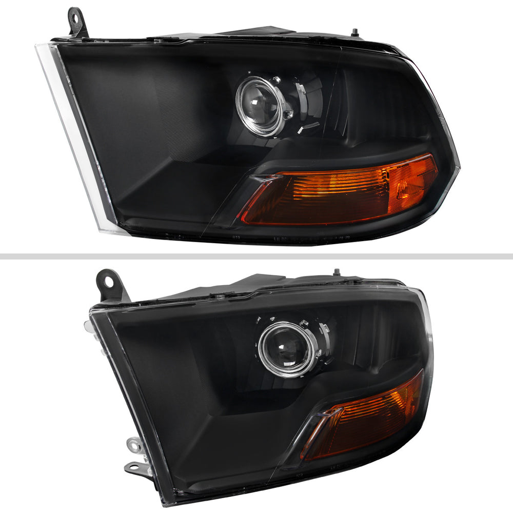 PROJECTOR HEADLIGHT BLACK HOUSING