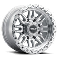 Weld Off-Road Swift 17x9in - 8x165.1 BP - ET-12 - 125.1mm CB - Gloss Silver Machined Wheel & Ring