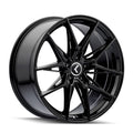 Kraze KR196 Evolve 19x8.5 / 5x112 BP / 30mm Offset / 66.56mm Hub Gloss Black Wheel