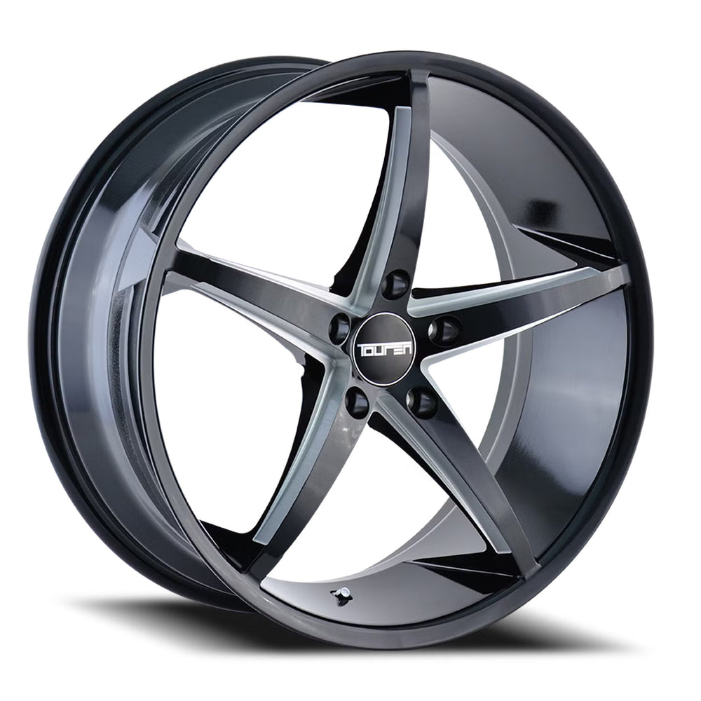 Touren 3270 TR70 17x7.5 / 5x120 BP / 40mm Offset / 74.1mm Hub Gloss Black Milled Wheel