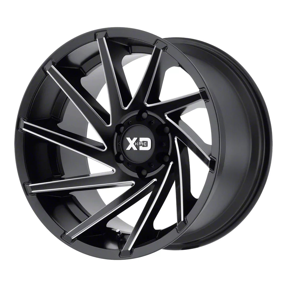 XD834 20X12 5X5.0 S-BLK MILL -44MM