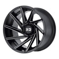 XD834 20X12 5X5.0 S-BLK MILL -44MM
