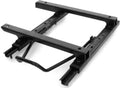 ~(10 lbs. 17X16X4)~ Seat Adaptor/Slider Driver side Black Jeep 03-06 Wrangler; Driver side