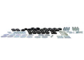 Body mount - bushing 8 Shell Bushings 22 Bushings 4 Plates 12 Tubes 12 Bolts 2 Nuts 28 Washers Grease Install Guide