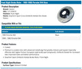 StopTech 65-88 Porsche 944 (Exc Turbo) Slotted & Drilled Right Front Rotor