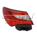 LH TAILLAMP LENS/HOUSING SEDAN CHRYSLER 200 20112014