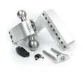 180 TURNOVER BALL 4 DROP HITCH W/ 2 SHANK STAINLESS STEEL 17/8 & 2 BALL W/W503