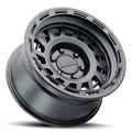 Aluminum Wheels 17x9 Halo 957B Satin Black -12 Offset 6 on 139.7 Bolt Pattern 106.1 Bore Raceline