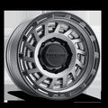 Aluminum Wheels 17x9 Halo 957GB Gunmetal Gray Black Ring -12 Offset 8 on 170 Bolt Pattern 130.81 Bore Raceline