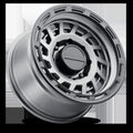Aluminum Wheels 17x9 Halo 957GB Gunmetal Gray Black Ring -12 Offset 8 on 170 Bolt Pattern 130.81 Bore Raceline