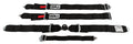 5-Way Kam Lock 3in 50in Lap Belt Black