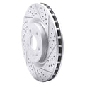 R1 09-17 Buick Regal Front Right Drilled & Slotted Geoperformance Rotor