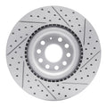 DFC 06-13 Audi S3 (Mexico) Front Left Drilled & Slotted Geoperformance Rotor