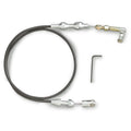 36IN HITECH STAINLESS STEEL HOUSING RAMJET THROTTLE CABLE W/ POLISHED FITTINGS