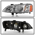 Xtune Acura Tl 1999-2001 OEM Style Headlights Chrome HD-JH-ATL99-AM-C