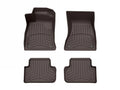 WeatherTech Cocoa Front Rear FloorLiner HP Fits -21-25 Audi 479371-479072IM