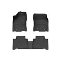 WeatherTech Black Front Rear FloorLiner HP Fits -20-21 Lexus 44749-1-2IM