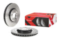 Brembo 09-11 Audi A4/A4 Quattro/10-11 A5 Front Premium Xtra Cross Drilled UV Coated Rotor