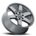 Aluminum Wheels 17x9 Addict 942GS Greystone Gray Multi Spoke -12 Offset 6 on 139.7 Bolt Pattern 106.1 Bore Raceline