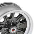 LEGENDARY WHEELS HB45 15x7 5x114.3/5x4.5 +6.95MM OS CHARCOAL/MACHINED