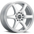 Aluminum Wheels 18x8 Matrix 146S Gloss Silver 40 Offset 5 on 120 Bolt Pattern 74.1 Bore Raceline