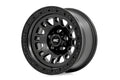 Rough Country 79 Series Wheel | One-Piece | Semi Gloss Black w/Bronze Ring | 17x8.5 | 5x5 | 0mm