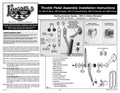 RESTOMOD CLEAR THROTTLE ASSEMBLY 6267 CHEVY II (OVAL)