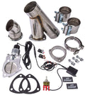 Granatelli 3.0in Stainless Steel Electronic Exhaust Cutout w/Slip Fit/Band Clamp