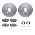 R1 Concepts Brake Rotor- Carbon Coated with Ceramic Pads Hdw Fits Buick LaCrosse