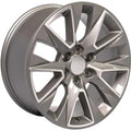 20 IN REPLICA WHEEL CV26 FITS CHEVROLET SILVERADO LTZ RIM 20X9 MACHINED WHEEL