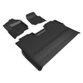 17C F250/F350/F450 SUPERCAB/CREW CAB BENCH KAGU FLOORLINER ROW 1 & 2 BLACK