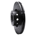 R1 00-03 BMW M5 Right Front Drilled & Slotted Black Brake Rotor