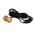 LIGHTS,STROBE,6 LED,AMBER/CLEAR,25F
