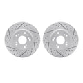 DFC 03-17 Acura ILX Front Drilled & Slotted Geoperformance Rotors