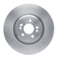 R1 20-25 Mercedes-Benz GLE350 Front Right Drilled & Slotted Silver Brake Rotor