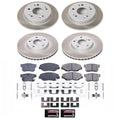 Power Stop 13-15 Acura ILX Front and Rear Semi-Coated Rotor Kit