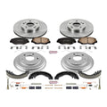 Power Stop 13-15 Honda Civic Coupe Front & Rear Autospecialty Brake Kit