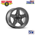 Mickey Thompson Open 5 Black Wheel - 17X9 6X120 BP 5in BS 0 Offset 67mm Bore