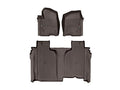 WeatherTech Cocoa Front and Rear Floorliners Fits -20-26 Chevrolet GMC 471436-1-4