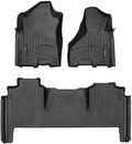 WeatherTech Black Front and Rear Floorliners Fits -20-24 Dodge RAM 441545-1-3