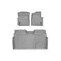 WeatherTech Grey Front and Rear Floorliners Fits -20-14 F-150 466131-461793