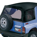 Rugged Ridge S-Top Black Denim Clear Windows 88-94 Sidekicks